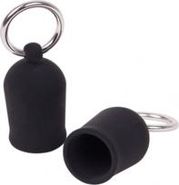 Spenelių spaustukai Kiotos X Label Silicone S, juodi