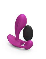 Vaginalinis-analinis vibratorius Love to Love, violetinis