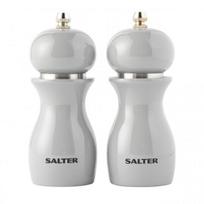 Salter 7613 GYXR blizgūs druskos ir pipirų malūnėliai Pilki