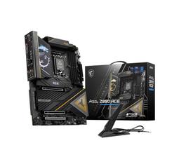 MSI Mainboard||Intel Z890|LGA1851|ATX|Memory DDR5|Memory slots 4|3xPCI-Express 16x|5xM.2|1xHDMI|1xAudio-In|1xAudio-Out|11xUSB 3.1|2xUSB-C|2xUSB-C w/Thunderbolt|1xOptical S/PDIF|1xRJ45|MEGZ890ACE