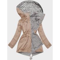 Plona parka su dekoratyvine apdaila šviesiai smėlio spalvos (16M9068-62)