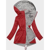 Plona parka su dekoratyvine apdaila raudona (16M9068-270)