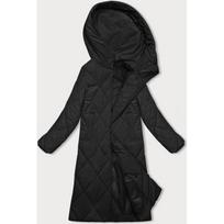 Ilga žieminė striukė su gobtuvu J.Style juoda (5M3173-392)