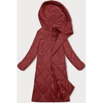 Ilga žieminė striukė su gobtuvu J.Style raudona (5M3173-270)