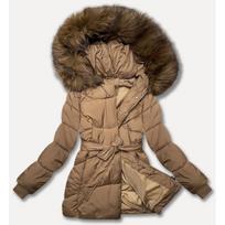 Moteriška demisezoninė bomber stiliaus striukė J Style kupranugario spalvos (5M3238-62)