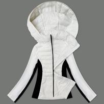 Moteriška striukė iš kombinuotų medžiagų J Style balta (16M9223-281)