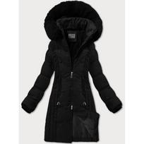Žieminė striukė su nusegamu gobtuvu juoda S'west (R8199-1)