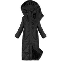 Žieminė moteriška striukė iki kelių J Style juoda (5M3232-392)