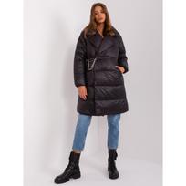 Lengva pūkinė moteriška žieminė striukė Factory Price juoda (TR8310)