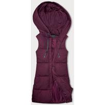 Liemenuota moteriška liemenė bordo spalvos (16M9093-06)