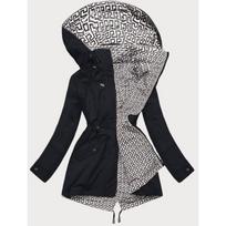 Plona parka su dekoratyvine apdaila juoda (16M9068-392)