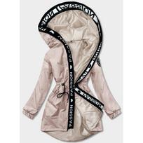 Moteriška oversize parka smėlio spalvos (B8080-51)