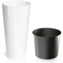 Vazonas Tubus Slim Shine, 25x47,6 cm