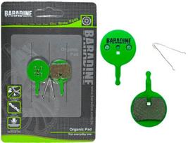 Diskinių stabdžių trinkelės Organic Baradine DS-38
