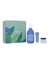Rinkinys Compagnie de Provence Velvet Seaweed: muilas 495 ml + veido kremas 50 ml, rankų kremas 30 ml