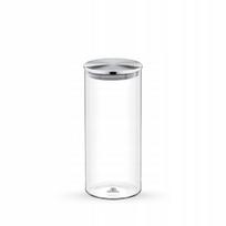 Stiklinis indelis su metaliniu dangteliu, 1500 ml, WILMAX Stiklinis indelis su metaliniu dangteliu 1500 ml
