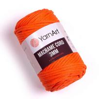 Mezgimo siūlai YarnArt Macrame Cord 3 MM 90g, spalva 800