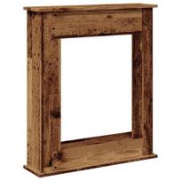 Židinio apvadas, medienos, 75x20x87,5cm, apdirbta mediena