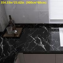 Marmuro rašto lipni tapetų plėvelė, 354,33 colio * 23,62 colio (900 cm * 60 cm)