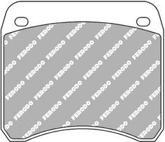 Ferodo Racing Rear Brake Pads For RENAULT Super 1600 Clio II FCP342