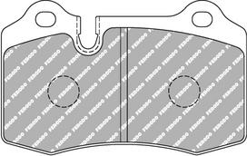 Ferodo Racing Front Brake Pads For FORD 2.0 RS FOCUS I (DAW, DBW) FCP1348