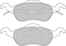 Ferodo Racing Front Brake Pads For FORD 1.8 TDDi FOCUS I (DAW, DBW) FCP1318