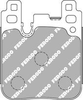 Ferodo Racing Rear Brake Pads For BMW M 135 i xDrive 1 (F20) FCP4663