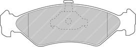 Ferodo Racing Front Brake Pads For FORD 1.3 Fiesta (4) FCP1082