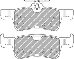 Ferodo Racing Rear Brake Pads For FORD R1 Rally 5 Fiesta FCP5130