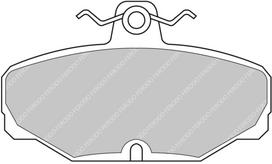 Ferodo Racing Rear Brake Pads For FORD 2.0 RS Cosworth 16V + 4x4 Escort (5) FCP408