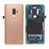Samsung Galaxy S9+ (G965) galinis dangtelis su kameros stikliuku (Sunrise Gold) (Pulled / Grade C)