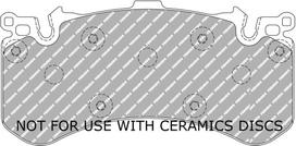 Ferodo Racing Front Brake Pads For AUDI 3.0 TDI quattro A8 (4H_) FCP4468