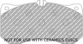 Ferodo Racing Front Brake Pads For AUDI 3.0 TDI quattro A8 (4H_) FCP4466