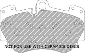 Ferodo Racing Front Brake Pads For AUDI 4.2 TDI quattro A8 (4E_) FCP4467