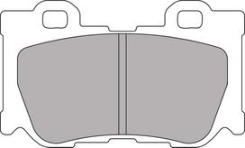 Ferodo Racing Rear Brake Pads For NISSAN 3.7 370 Z FCP4173