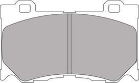 Ferodo Racing Front Brake Pads For NISSAN 3.7 370 Z FCP4172