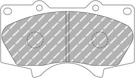 Ferodo Racing Front Brake Pads For MITSUBISHI 3.2 DI-D 4WD (V98W, V88W) PAJERO IV (V8_W, V9_W) FCP1698