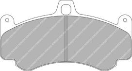 Ferodo Racing Front Brake Pads For PORSCHE 3.6 GT3 911 (997) FRP3075
