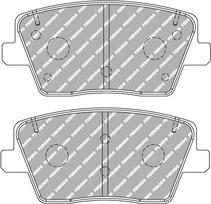 Ferodo Racing Rear Brake Pads For HYUNDAI 2.0 N Kona (OS, OSE, OSI) FCP5100