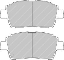 Ferodo Racing Front Brake Pads For TOYOTA 1.4 D D-4D 16V Yaris FCP1392