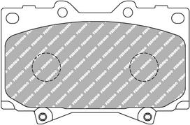 Ferodo Racing Front Brake Pads For TOYOTA 4.2 TDi 24V (HDJ100) LAND CRUISER 100 (UZJ100) FCP1456