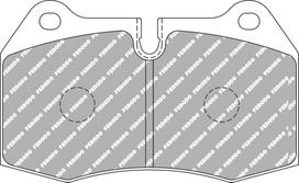 Ferodo Racing Front Brake Pads For MINI Cooper D MINI CLUBVAN (R55) FCP1561