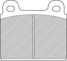 Ferodo Racing Front Brake Pads For GLAS 2600 GT/3000 GT FCP11