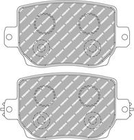 Ferodo Racing Rear Brake Pads For TESLA (5YJ3) EV PERFORMANCE AWD MODEL 3 FRP3162