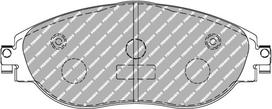 Ferodo Racing Front Brake Pads For VOLKSWAGEN 2.0 TDI 4motion GOLF VIII Variant (CG5) FCP4425