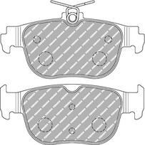 Ferodo Racing Rear Brake Pads For VOLKSWAGEN 2.0 TDI 4motion GOLF VIII (CD1) FCP5356