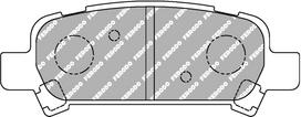 Ferodo Racing Rear Brake Pads For SUBARU 3.0 R Legacy IV FCP1333