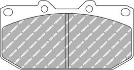 Ferodo Racing Front Brake Pads For SUBARU 2.5 WRX Impreza II SW (GD, GG) FCP986