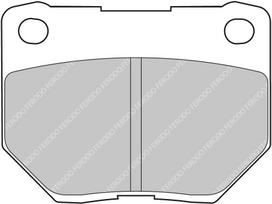 Ferodo Racing Rear Brake Pads For SUBARU 2.5 WRX Impreza II SW (GD, GG) FCP1372