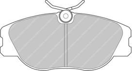 Ferodo Racing Front Brake Pads For RENAULT 1.9 DCi Laguna FCP565